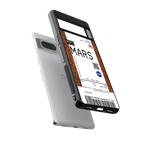 mars boarding pass ticket back phone cover | glass case for Google Pixel 7