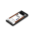 mars boarding pass ticket back phone cover | glass case for google pixel 8 pro