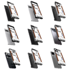 Durable Glass Back Mobile Case for iPhone, Samsung, OnePlus, Google Pixel, Redmi, Vivo, Oppo