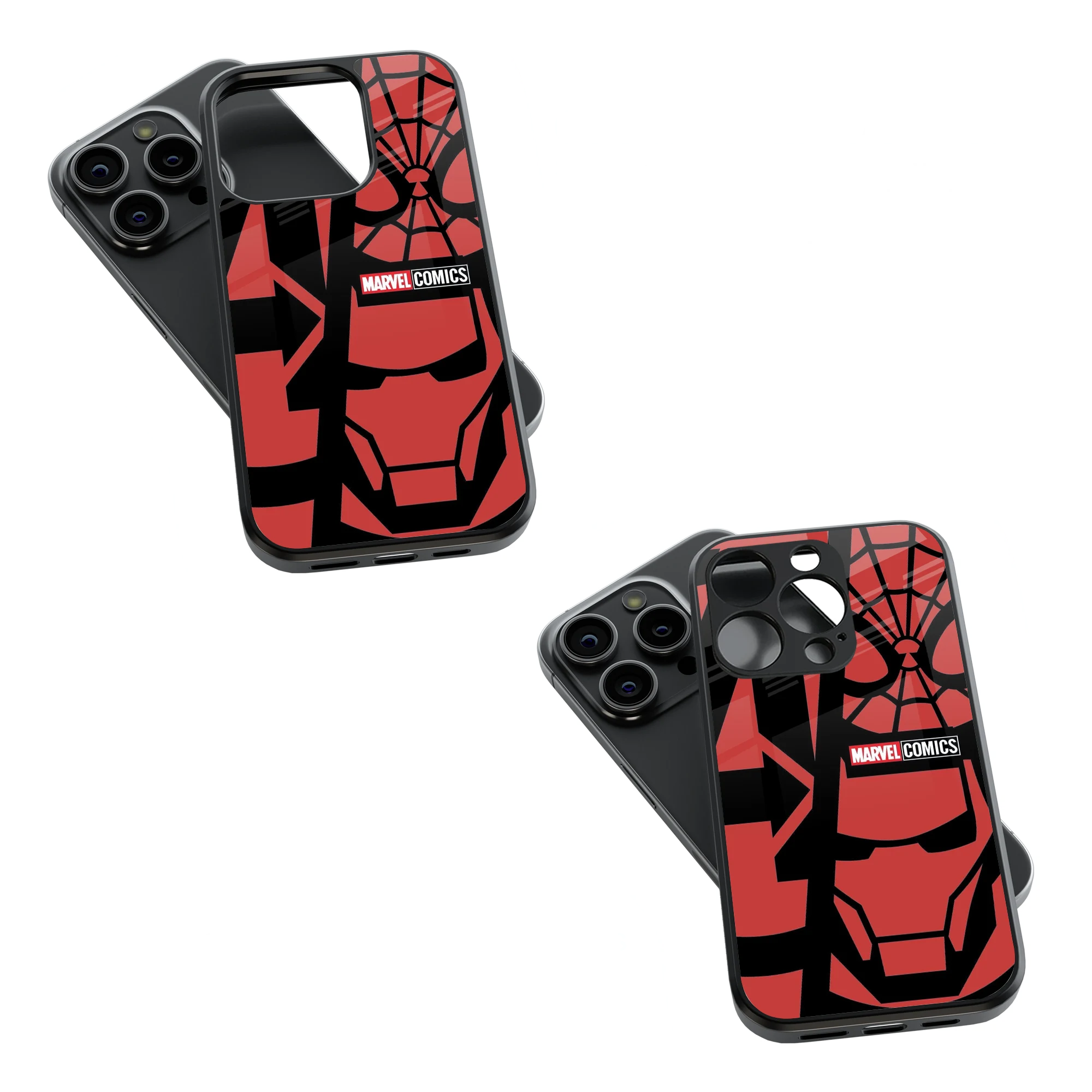 Trendy Glass Back Mobile Case for iPhone, Samsung, Redmi, OnePlus, Google Pixel, Motorola