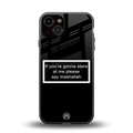 mashallah black edition back phone cover | glass case for iphone 13