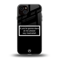 mashallah black edition back phone cover | glass case for iphone 14 plus