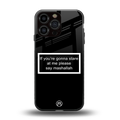 mashallah black edition back phone cover | glass case for iphone 15 pro max