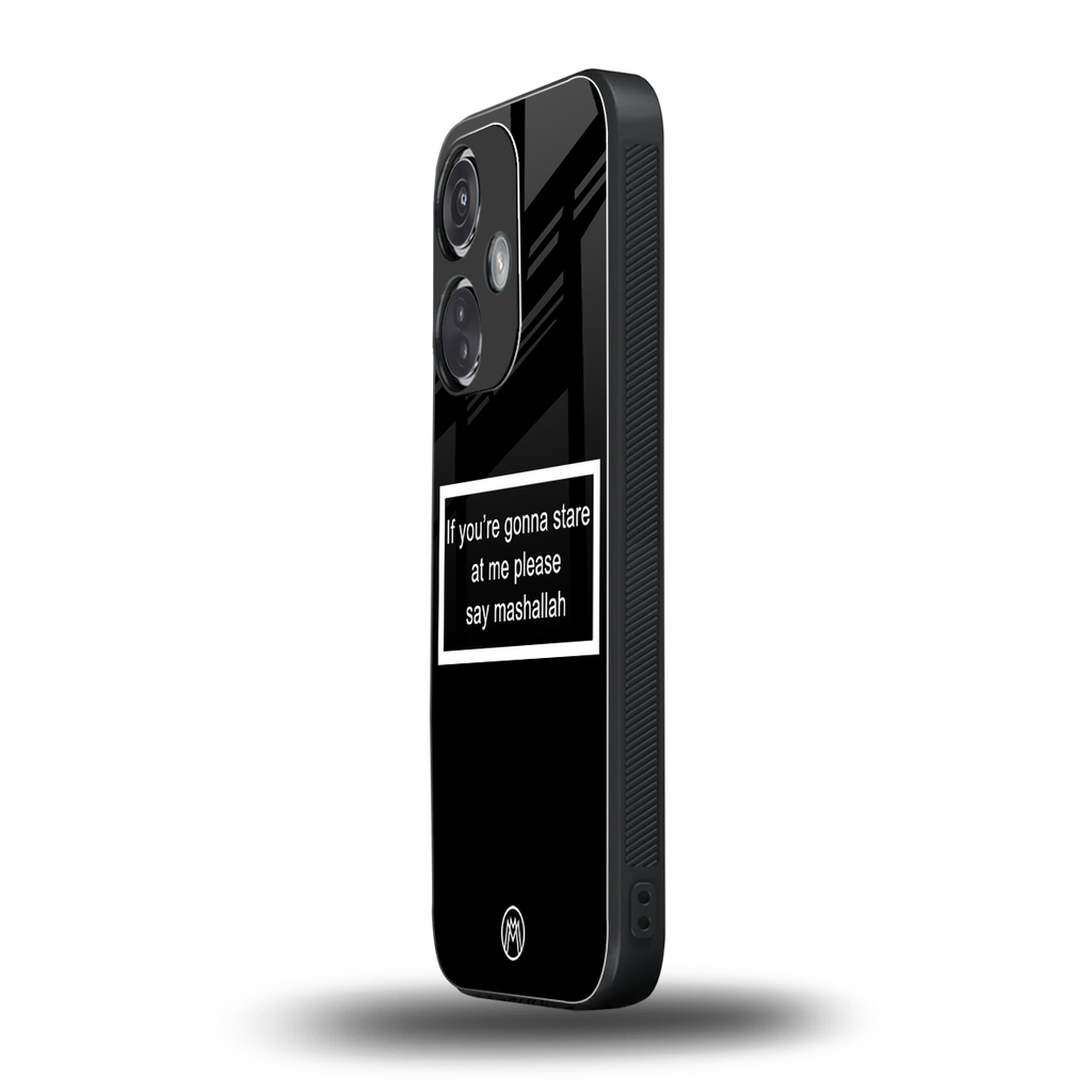 mashallah black edition back phone cover | glass case for oneplus nord ce 3