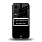mashallah black edition back phone cover | glass case for oneplus nord ce 4