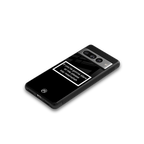 mashallah black edition back phone cover | glass case for google pixel 7 pro