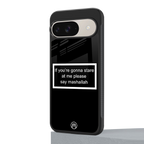 mashallah black edition back phone cover | glass case for google pixel 9