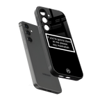 mashallah black edition back phone cover | glass case for samsung galaxy s24 plus