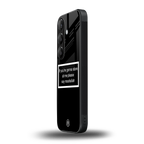 mashallah black edition back phone cover | glass case for samsung galaxy s24