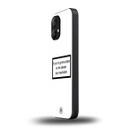 mashallah white edition back phone cover | glass case for nothing phone 2