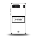 mashallah white edition back phone cover | glass case for oneplus nord 4