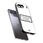 mashallah white edition back phone cover | glass case for oneplus nord 4