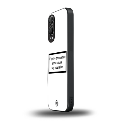 mashallah white edition back phone cover | glass case for oneplus nord ce 4 lite