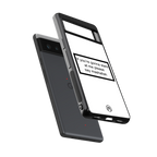 mashallah white edition back phone cover | glass case for google pixel 6
