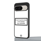 mashallah white edition back phone cover | glass case for google pixel 9