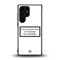 mashallah white edition back phone cover | glass case for samsung galaxy s23 ultra