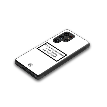 mashallah white edition back phone cover | glass case for samsung galaxy s25 ultra