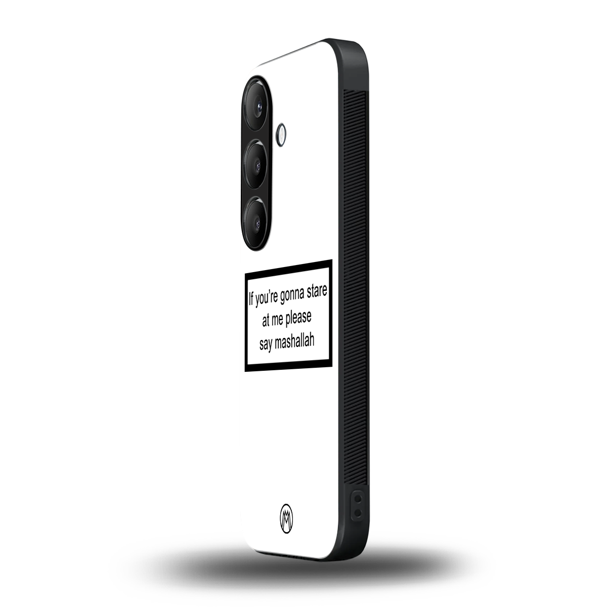 mashallah white edition back phone cover | glass case for samsung galaxy s25