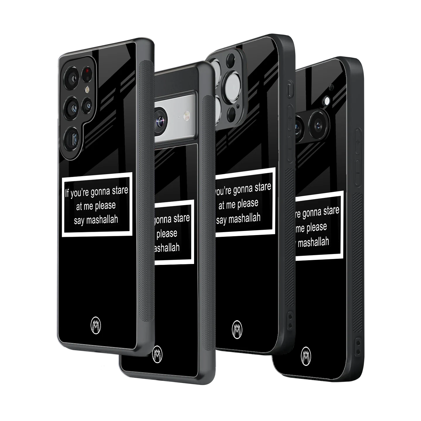 Stylish Glass Back Case for All Smartphones – iPhone, Samsung, OnePlus, Pixel, Redmi, Oppo, Vivo, Motorola