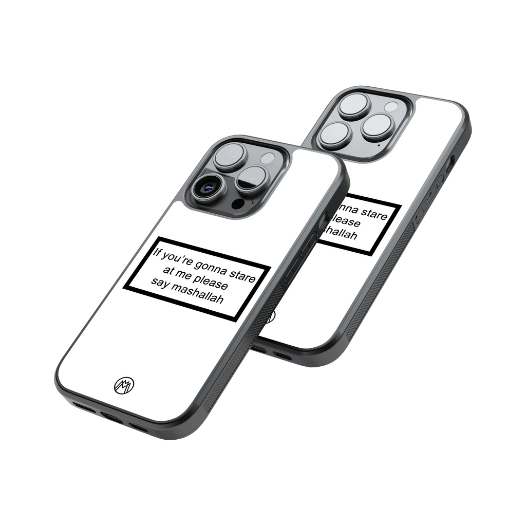 Protective Glass Back Phone Case Compatible with iPhone, Samsung, OnePlus, Pixel & More
