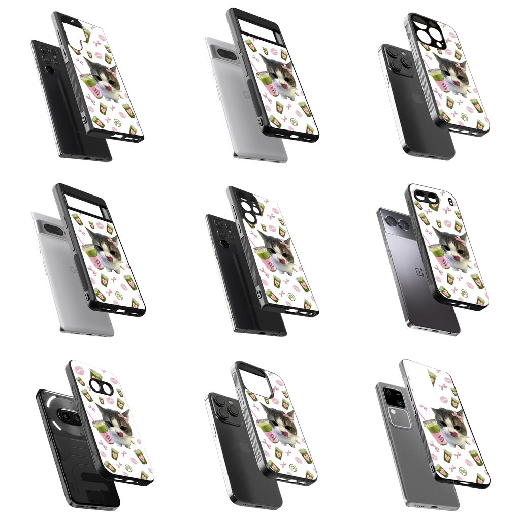Durable Glass Back Mobile Case for iPhone, Samsung, OnePlus, Google Pixel, Redmi, Vivo, Oppo