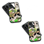 Trendy Glass Back Mobile Case for iPhone, Samsung, Redmi, OnePlus, Google Pixel, Motorola