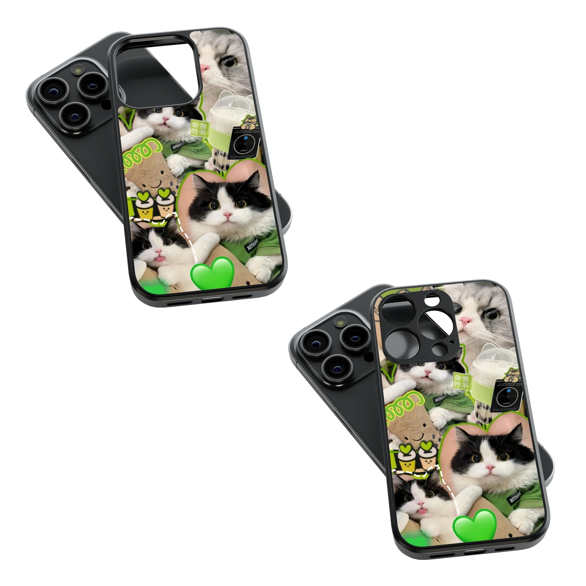 Trendy Glass Back Mobile Case for iPhone, Samsung, Redmi, OnePlus, Google Pixel, Motorola
