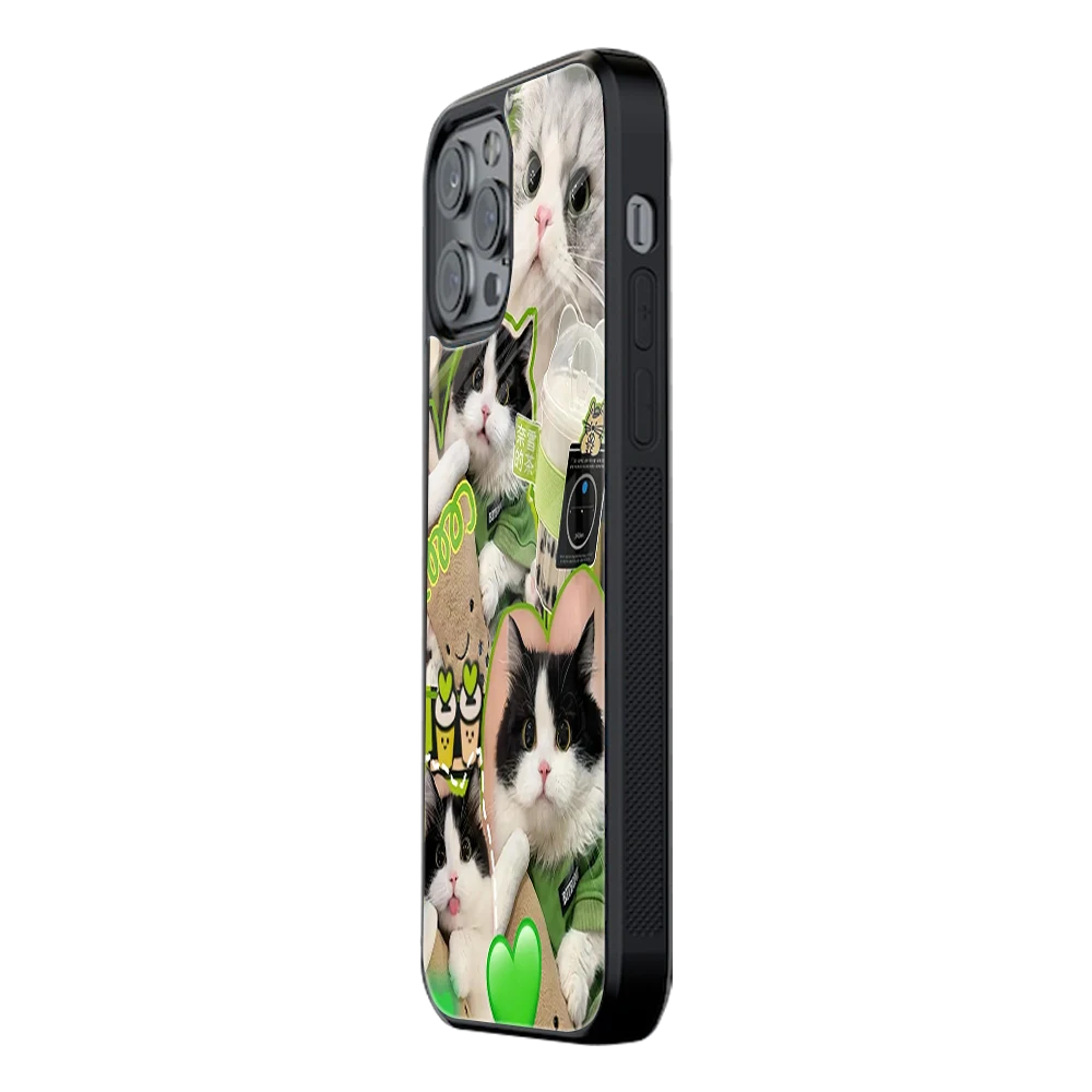 Slim Glass Back Phone Case for Multiple Brands iPhone, Samsung, Redmi, OnePlus, Oppo, Vivo