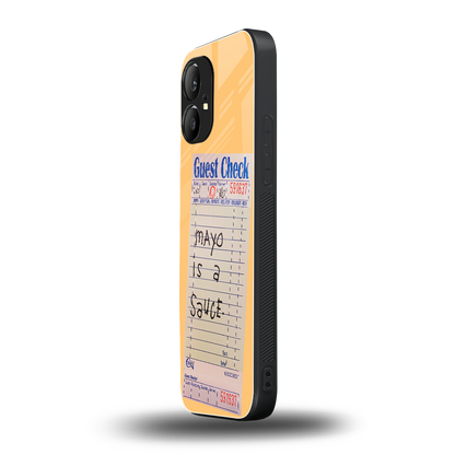 mayo is a sauce back phone cover | glass case for nothing phone 1
