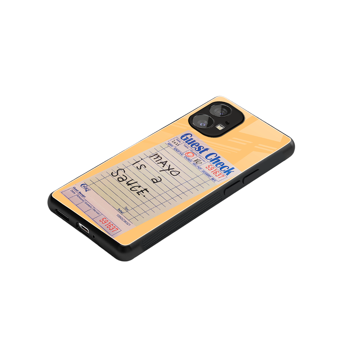 mayo is a sauce back phone cover | glass case for nothing phone 1