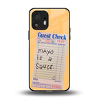 mayo is a sauce back phone cover | glass case for nothing phone 2