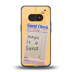 mayo is a sauce back phone cover | glass case for nothing phone 2a