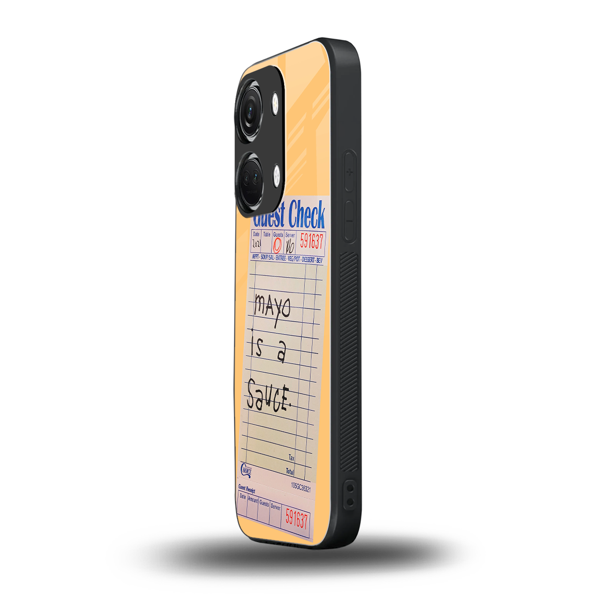 mayo is a sauce back phone cover | glass case for oneplus nord 3