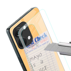 mayo is a sauce back phone cover | glass case for oneplus nord 3