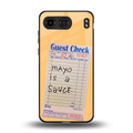 mayo is a sauce back phone cover | glass case for oneplus nord 4