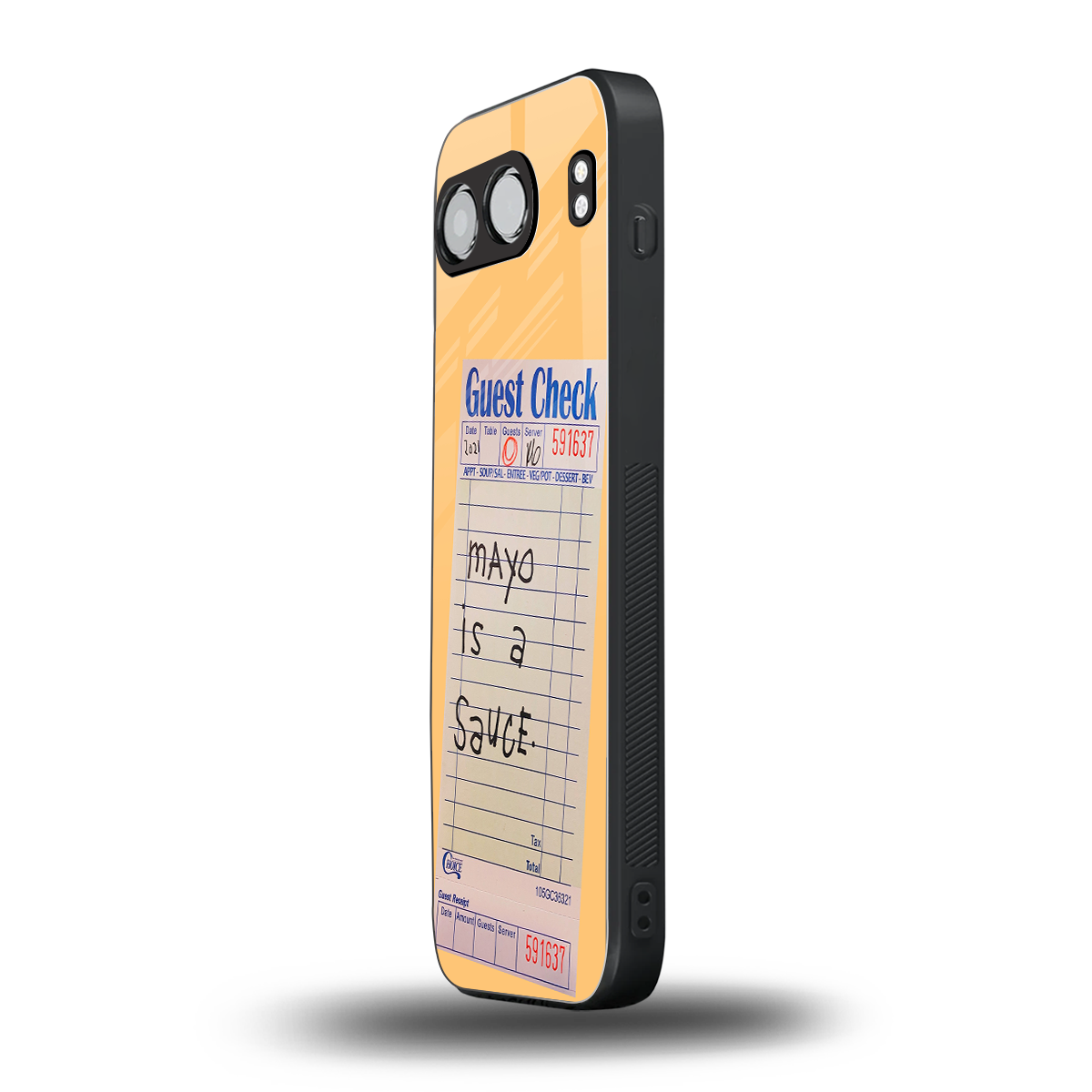 mayo is a sauce back phone cover | glass case for oneplus nord 4