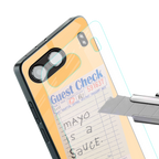 mayo is a sauce back phone cover | glass case for oneplus nord 4