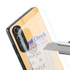 mayo is a sauce back phone cover | glass case for oneplus nord ce 4
