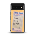 mayo is a sauce back phone cover | glass case for Google Pixel 6A