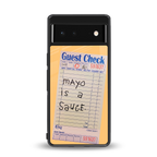 mayo is a sauce back phone cover | glass case for Google Pixel 6A