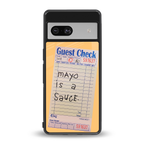 mayo is a sauce back phone cover | glass case for Google Pixel 7