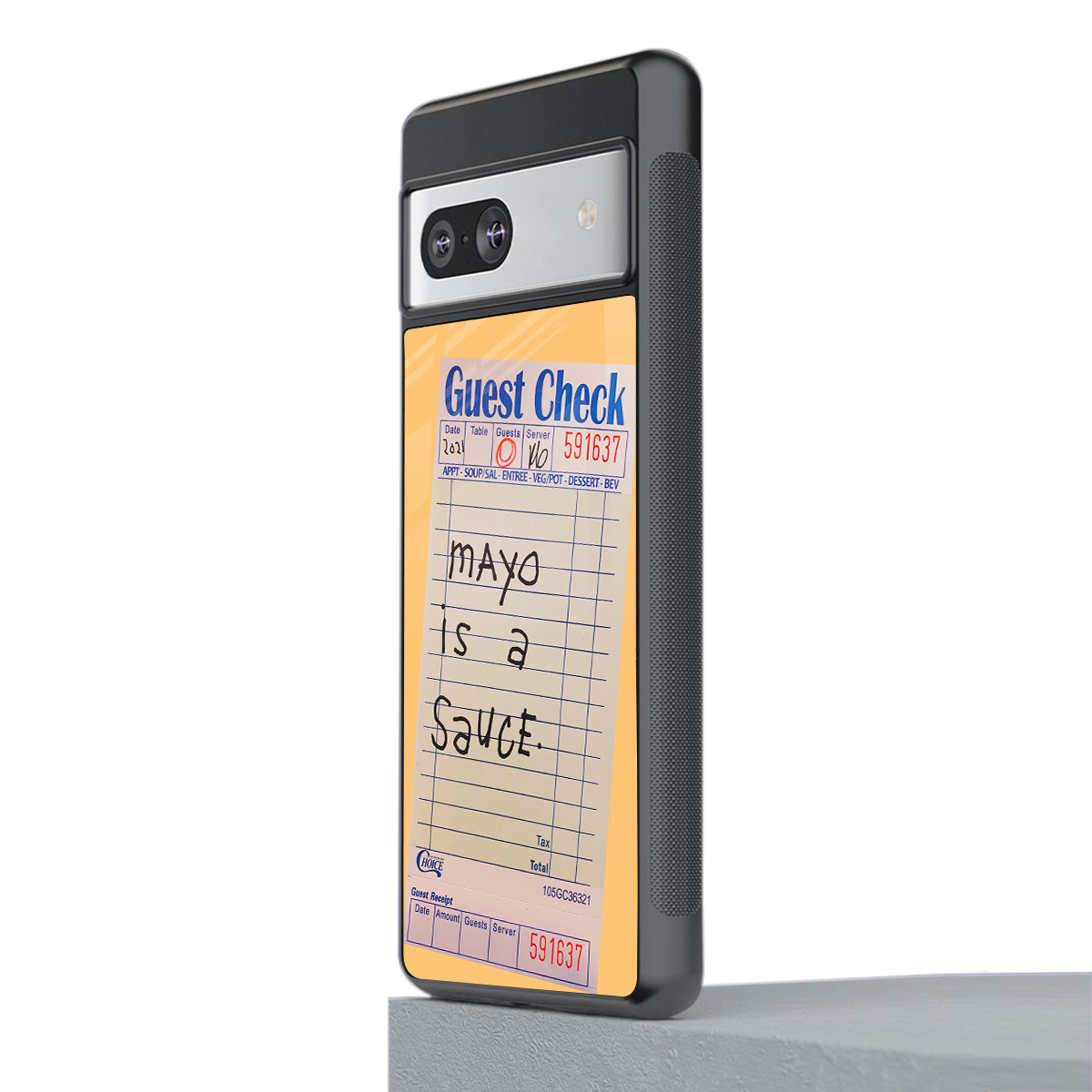 mayo is a sauce back phone cover | glass case for Google Pixel 7