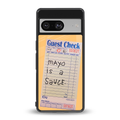 mayo is a sauce back phone cover | glass case for Google Pixel 8