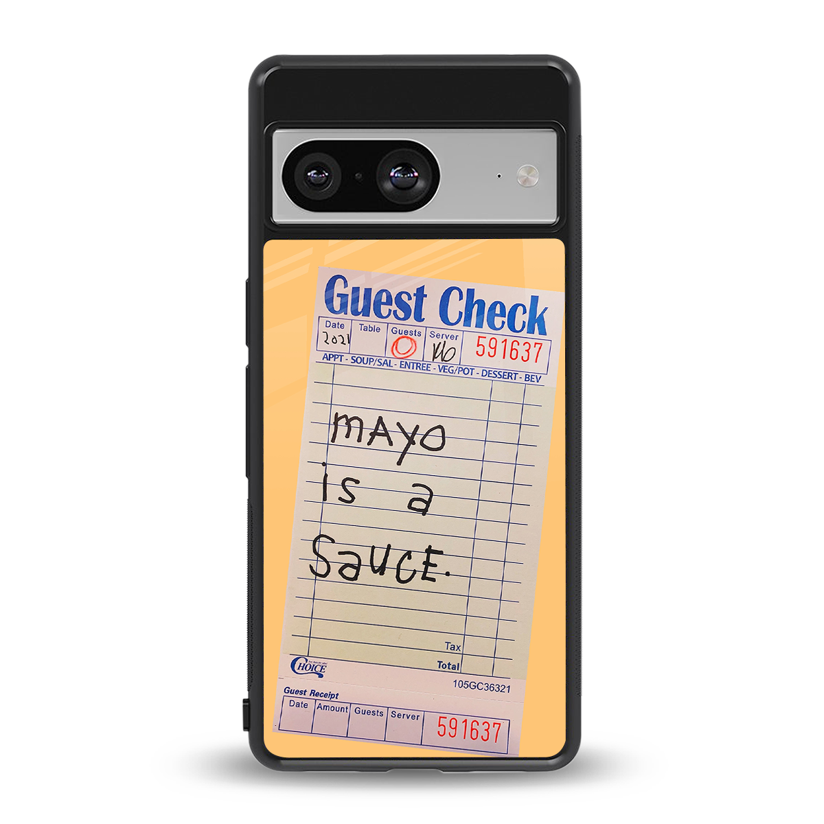 mayo is a sauce back phone cover | glass case for Google Pixel 8
