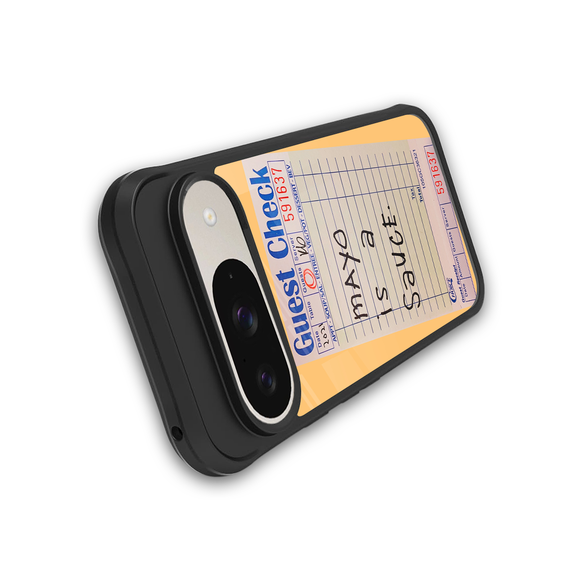 mayo is a sauce back phone cover | glass case for google pixel 9