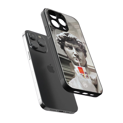 mc david back phone cover | glass case for iphone 13 pro max