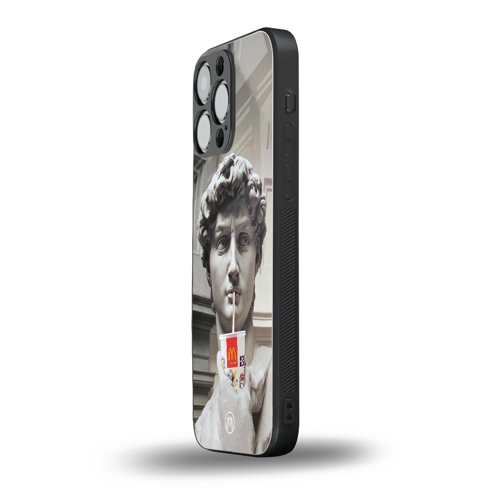 mc david back phone cover | glass case for iphone 13 pro max