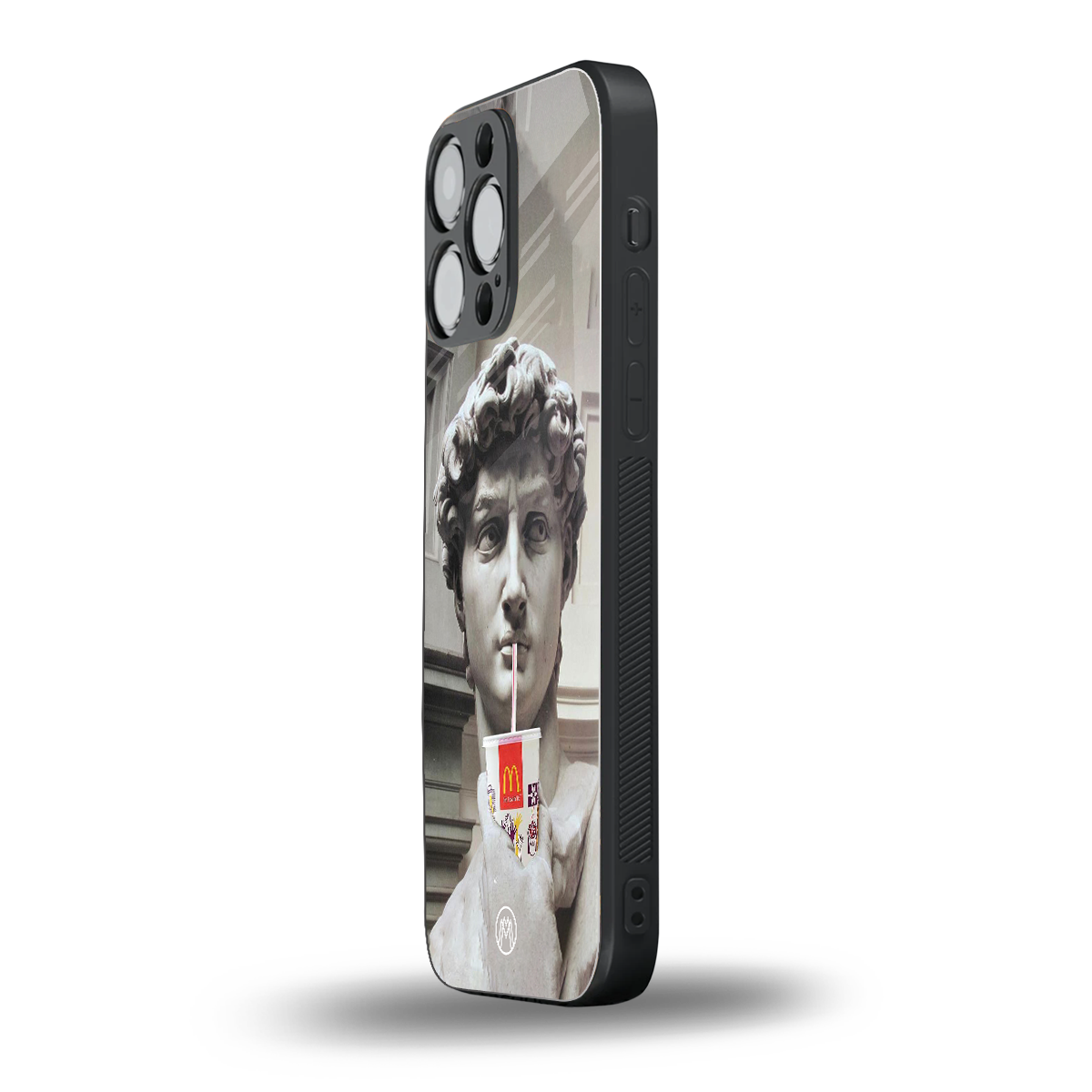 mc david back phone cover | glass case for iphone 13 pro max