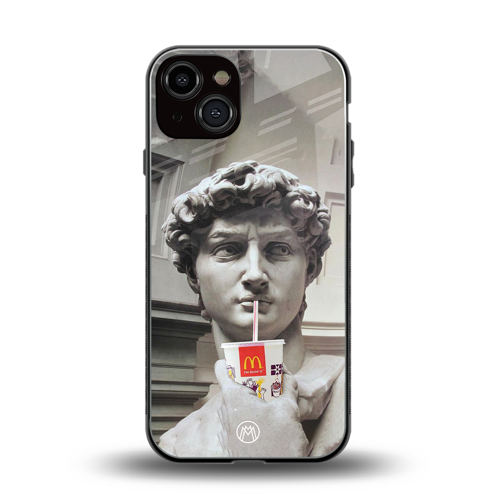 mc david back phone cover | glass case for iphone 13