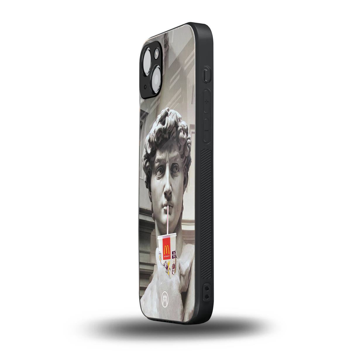 mc david back phone cover | glass case for iphone 14 plus